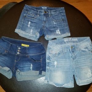 3 Bundle YMI WALLFLOWER MOSSIMO shorts